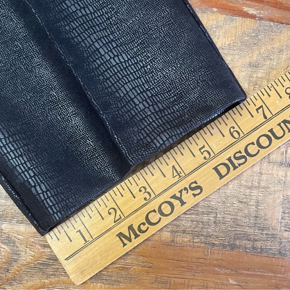 Soft Surroundings Xlp Black Snake Python Skin Fau… - image 6